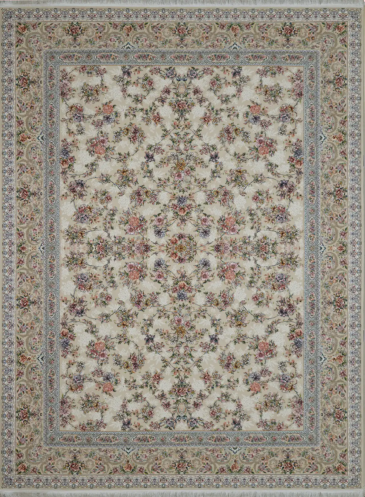 فرش ماشینی 1200 شانه بهشت برجسته